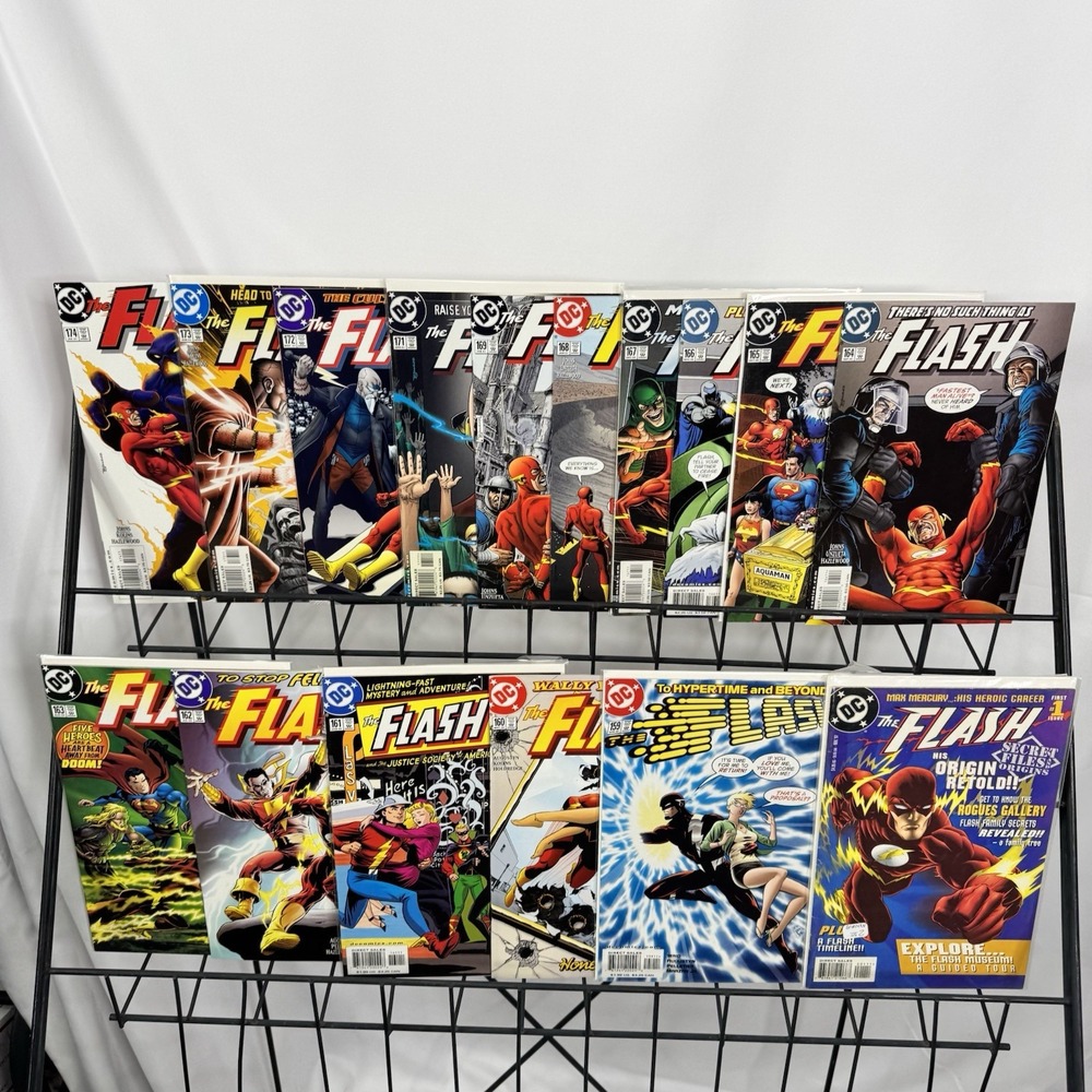 The Flash 159-169 171-174 & Secret Files Origin 1 lot (Volume 2 DC) Wally West‎